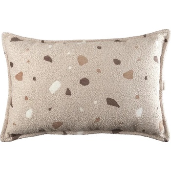 Wigiwama Светлокафява детска възглавница за диван от букле и шенила Terrazzo Bolster - Wigiwama (W599014)