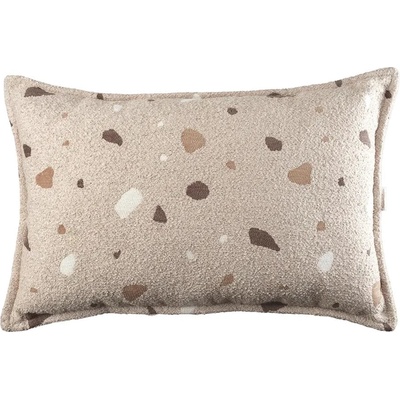 Wigiwama Светлокафява детска възглавница за диван от букле и шенила Terrazzo Bolster - Wigiwama (W599014)