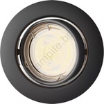 Philips - Вградено осветително тяло PERIDOT 1xGU10/7W/230V черно (P7270)