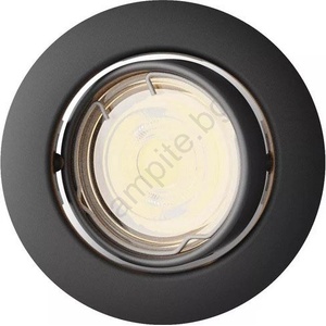 Philips - Вградено осветително тяло PERIDOT 1xGU10/7W/230V черно (P7270)