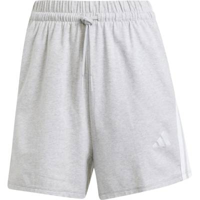 adidas Дамски къси панталони Adidas Essentials 3 Stripe Shorts Womens - Grey