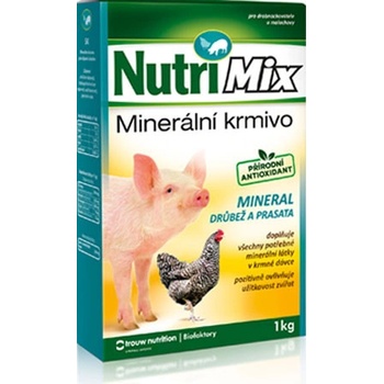 Nutri Mix pro prasata a drůbež Mineral 1 kg
