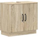 vidaXL Шкаф за мивка в баня HOORN Дъб сонома 59, 5 x 31, 5 x 56 см (897227)