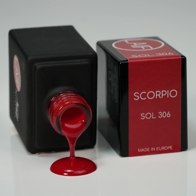 Laif Gel lak červený SOL 306 Scorpio 10 ml