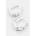 Tom Wood Сребърни обици Tom Wood Liz Hoops Pave (100607)