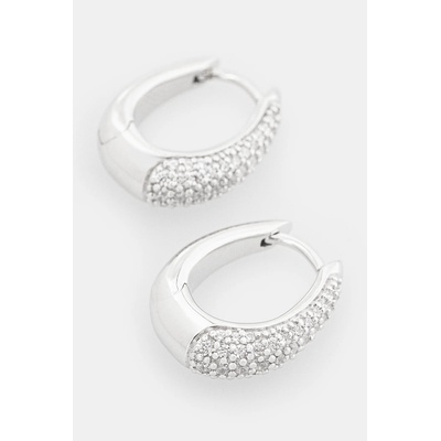 Tom Wood Сребърни обици Tom Wood Liz Hoops Pave (100607)