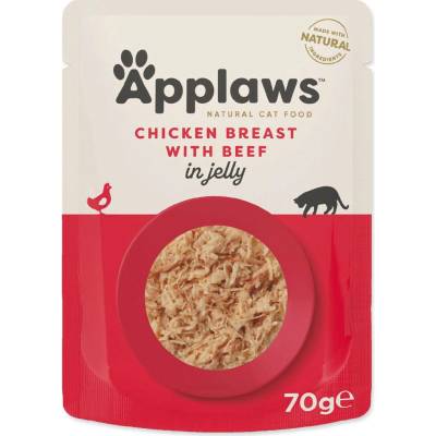 Applaws Cat kuře a hovězí jelly 24 x 70 g