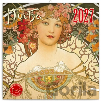 Poznámkový Alfons Mucha nástěnný autor neuvedený 2027