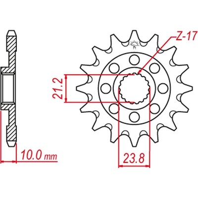 JT Sprockets JTF 1443-14SC | Zboží Auto