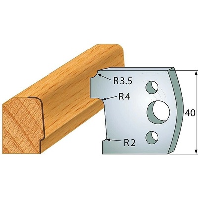 IGM Professional IGM Profil 130 - pár nožov 40x4mm SP F026-130