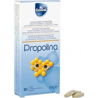 Cosval Propolina žvýkací 1000 mg 20 tablet