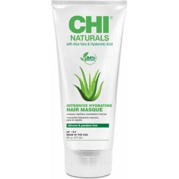 CHI Haircare naturals aloe vera hydrating hair masque Хидратираща маска за всеки тип коса с алое вера 177 мл (chinavm6)