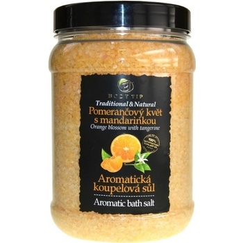 Body Tip aromatická soľ do kúpeľa Pomarančový kvet s mandarínkou 1500 g