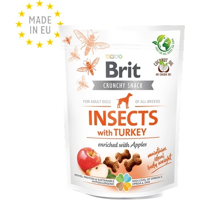 Brit Care Crunchy Cracker Insects with Turkey and Apples 200 g