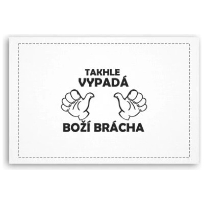 Fotoobraz 60x40 cm malý Boží brácha