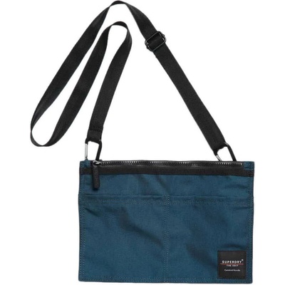 SUPERDRY Несесер Superdry Edit wash bag - Black / Grey (Rich Navy)