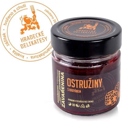 Hradecké Delikatesy ostružina Zavařenina s badyánem 190 g