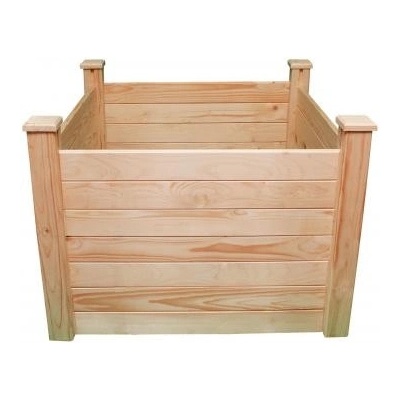 Lanit Plast Vyvýšený záhon HOLZKISTE2104 x d 62 x v 77 cm natur – Zbozi.Blesk.cz