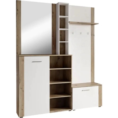 Tempo Kondela Předsíňová sestava fandu bílá dub artisan – Zbozi.Blesk.cz