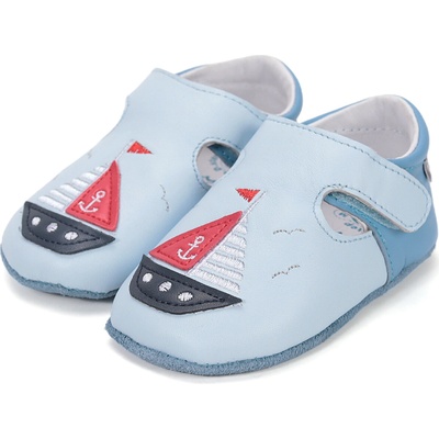 D.D.Step kožené capáčky K1596-61394 Aero Blue