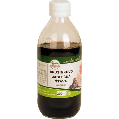 Sunfood Brusinkovo jablečná šťáva 300 ml