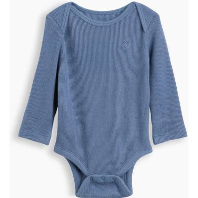 GAP Baby body s vaflovým vzorom Brannan Bear Tmavomodrá