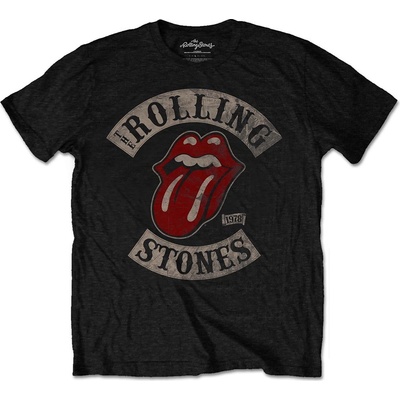 Rolling Stones tričko Tour 1978 čierna