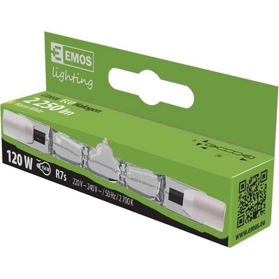 Emos Lineárna halogénová žiarovka J78 120W R7s teplá biela ZE0102