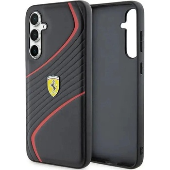 Ferrari Кейс Ferrari Twist Metal Logo за Samsung Galaxy S23 FE, черен (3666339218577)