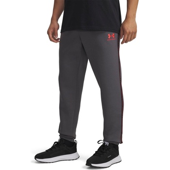 Under Armour Анцуг Under Armour Men's Icon Taping Closed Hem Fleece Joggers - Castlerock/Red