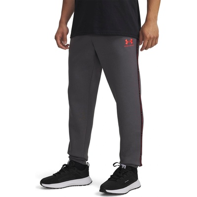 Under Armour Анцуг Under Armour Men's Icon Taping Closed Hem Fleece Joggers - Castlerock/Red