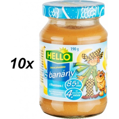 Hello ovocná přesnídávka s Banány 10 x 190 g