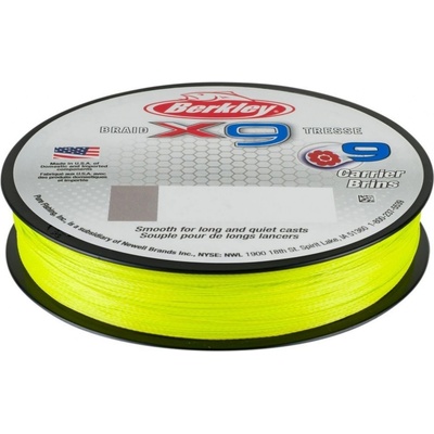 Berkley Šnúra X9 Fluro Green 150m 0,17mm 17kg