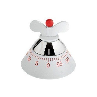 A di Alessi Таймер Kitchen Timer Achromatics бял (a09 w)
