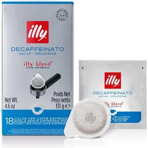 illy Кафе дози без кофеин Decaffeinato E. S. E. 18 бр 131 г
