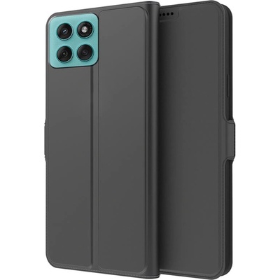 Тънък калъф страничен flip за Motorola Edge 60 5G/60 Fusion 5G - черен