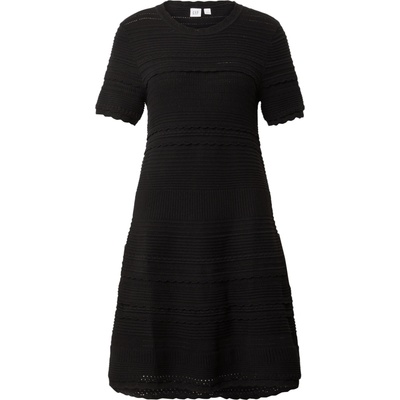 GAP Плетена рокля черно, размер l