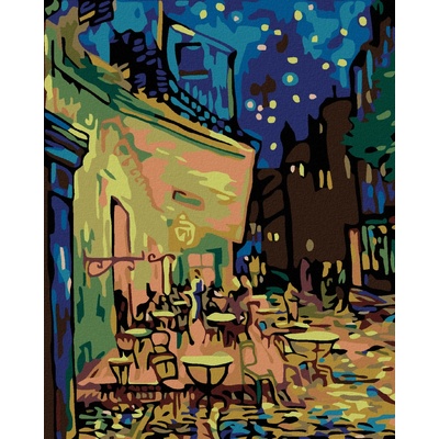 Zuty Malování podle čísel NOČNÍ KAVÁRNA VAN GOGH