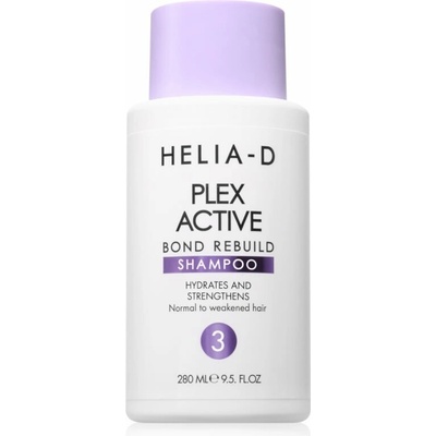 Helia-D Plex Active Bond Rebuild posilující šampon pro všechny typy vlasů 280 ml