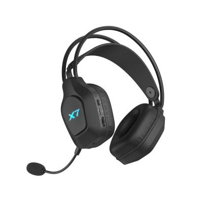Слушалки A4tech X7 XR-200, Bluetooth, RGB, черни (XR-200)