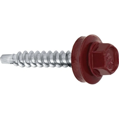 Klimas Farmářský šroub s podložkou RAL 252 (7037) 4,8 x 35 mm (250ks)