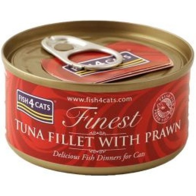 Fish4Cats Finest tuniak s krevetami 70 g