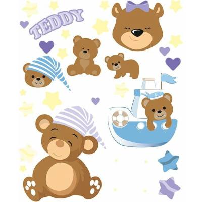 Tulimi Barevná, veselá nažehlovačka Teddy - velký arch
