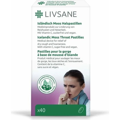 Livsane Pastilky proti kašli 40 ks