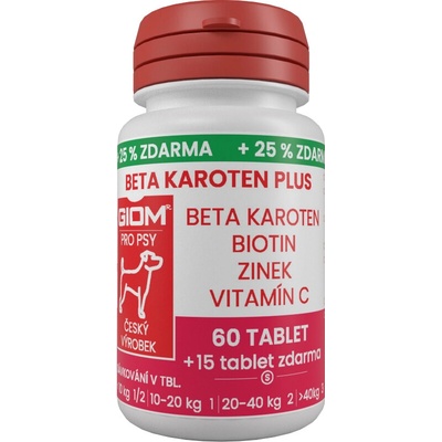 Giom S pes Beta-karoten plus 60 tbl
