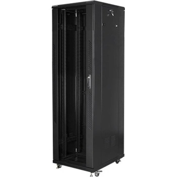 Lanberg rack cabinet 19" free-standing 42U - 600x800 self-assembly flat pack, black (FF01-6842-12B)