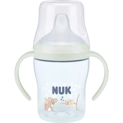 Nuk Шише NUK Perfect Match - С накрайник за сок, TC, РР, 150 ml, Glow in the Dark, Коала (10215386)