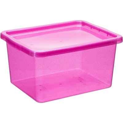 Plast Team Box BASIC 20 l Pink Glitter