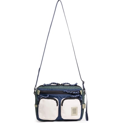 Topo Designs Чанта за рамо Topo designs Block Bag Shoulder bag - Forest / Bone White - размер 3 l (510-6689-0211)