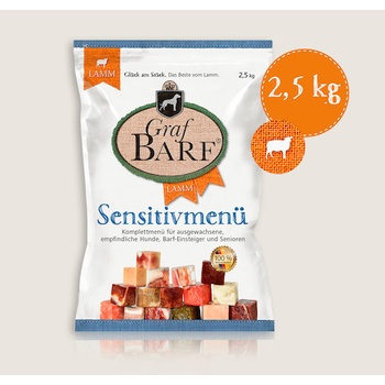 Graf Barf Sensitive menu hovězí 2,5 kg